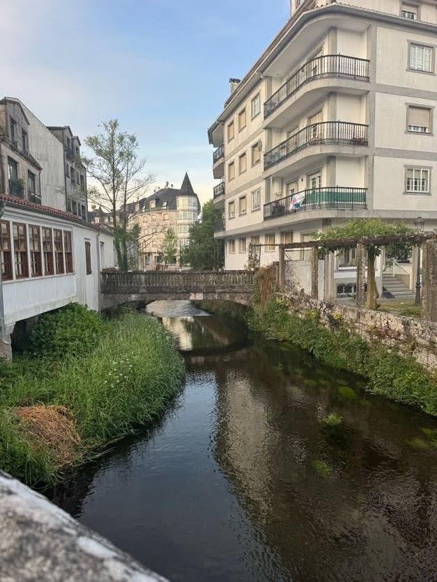 River running through Caldas de Reis, Spain